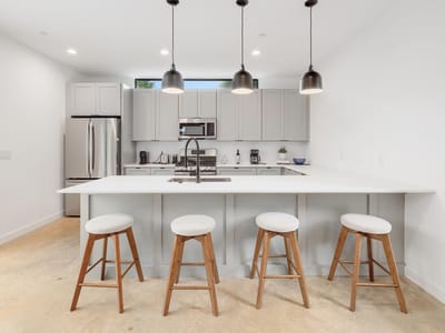 Kitchen at 3409 Neal ST Unit #2 - 2 bed 2 bath home