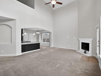 Living area at 348 Vista Gardens DR - 4 bed 2 bath home