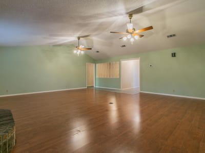 Living area at 3502 Elm DR - 3 bed 1 bath home