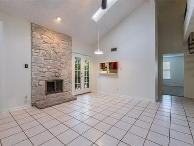 Living area at 3506 Speedway Unit #302 - 4 bed 2 bath home