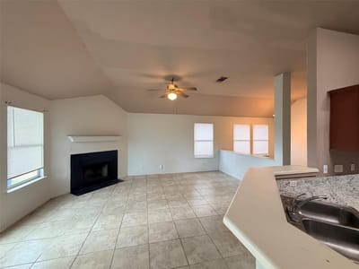 Living area at 3507 Crownover ST - 4 bed 2 bath home