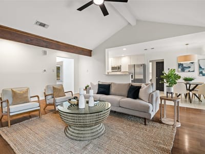 Living area at 3511 Eldorado Trl - 4 bed 2 bath home