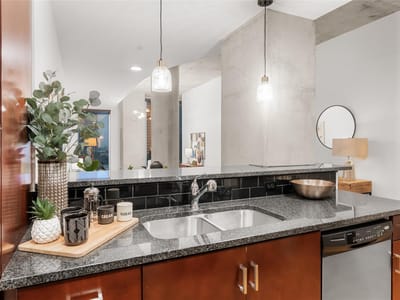 Bathroom at 360 Nueces St Unit #1112 - 1 bed 1 bath home