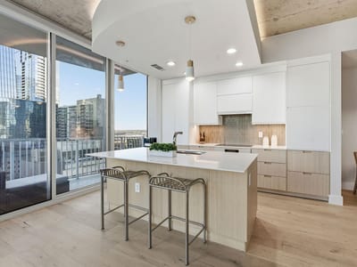 Bathroom at 360 Nueces St Unit #1217 - 2 bed 2 bath home