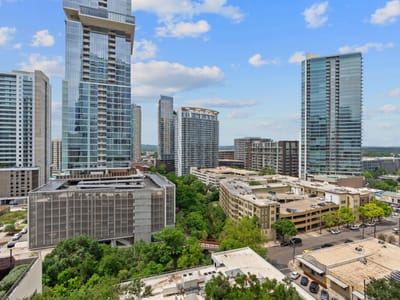 Kitchen at 360 Nueces St Unit #1310 - 1 bed 1 bath home