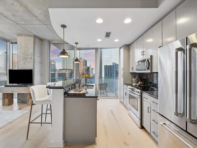 Bathroom at 360 Nueces St Unit #1417 - 2 bed 2 bath home