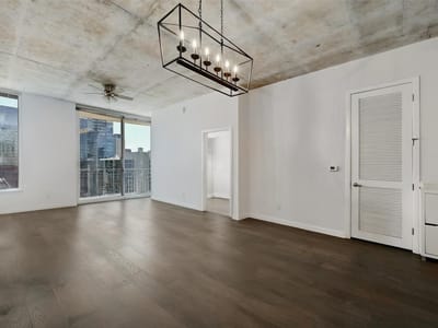Kitchen at 360 Nueces ST Unit #1809 - 2 bed 2 bath home