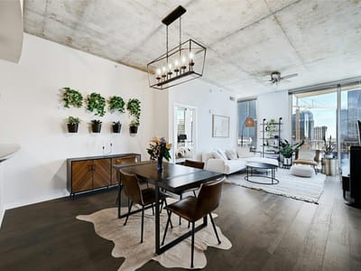 Kitchen at 360 Nueces St Unit #1809 - 2 bed 2 bath home