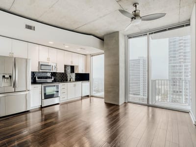 Bathroom at 360 Nueces St Unit #2004 - 2 bed 2 bath home