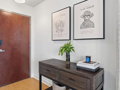 Living area at 360 Nueces ST Unit #2101 - 1 bed 1 bath home