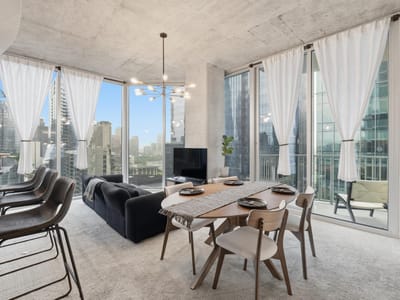 Kitchen at 360 Nueces ST Unit #2101 - 1 bed 1 bath home