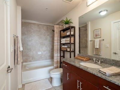 Primary bedroom at 360 Nueces ST Unit #2110 - 1 bed 1 bath home