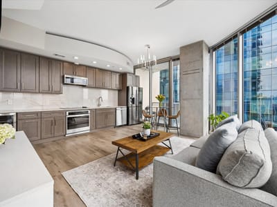 Kitchen at 360 Nueces ST Unit #2302 - 2 bed 2 bath home