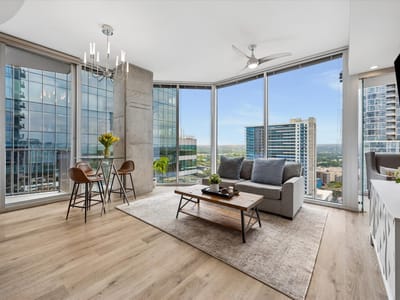 Bathroom at 360 Nueces ST Unit #2302 - 2 bed 2 bath home