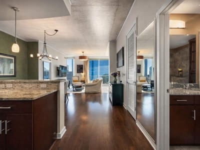 Kitchen at 360 Nueces St Unit #2509 - 2 bed 2 bath home