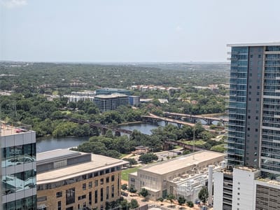Living area at 360 Nueces ST Unit #2706 - 1 bed 1 bath home