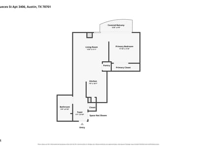 Photo 2 of 18 at 360 Nueces ST Unit #3406 - 1 bed 1 bath home