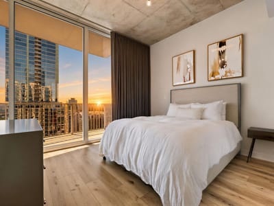 Living area at 360 Nueces ST Unit #3506 - 1 bed 1 bath home
