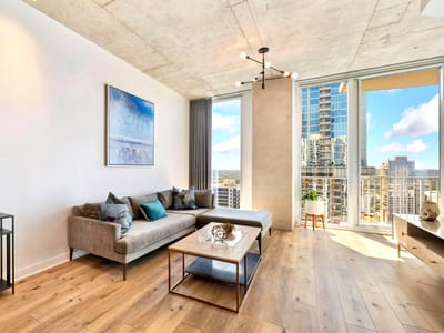 Kitchen at 360 Nueces ST Unit #3506 - 1 bed 1 bath home