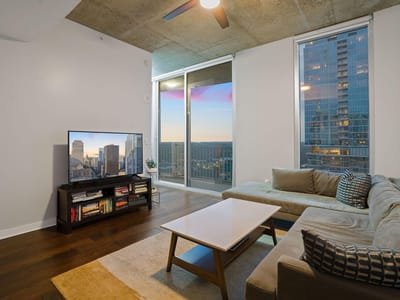 Kitchen at 360 Nueces St Unit #3608 - 1 bed 1 bath home