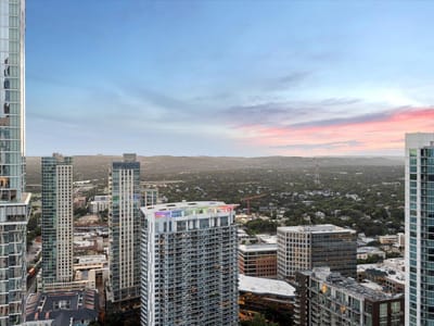 Kitchen at 360 Nueces ST Unit #3910 - 1 bed 1 bath home