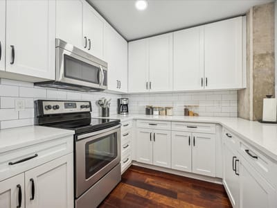 Kitchen at 360 Nueces St Unit #4009 - 2 bed 2 bath home