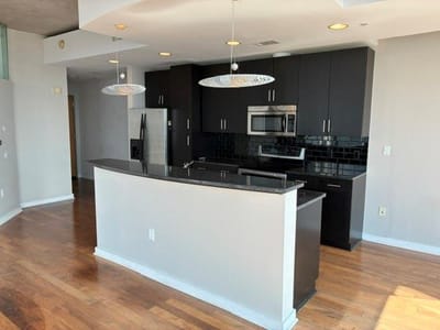 Kitchen at 360 Nueces ST Unit #4201 - 1 bed 1 bath home