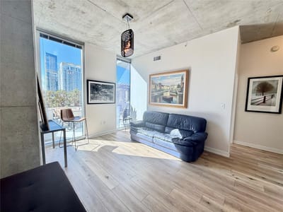 Bathroom at 360 Nueces St Unit #914 - 1 bed 1 bath home