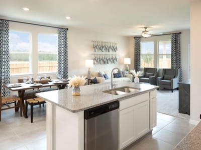 Living area at 3609 Kent Chalk RD - 4 bed 2 bath home