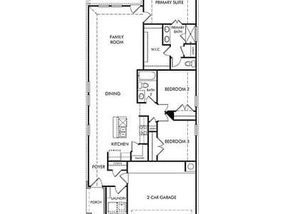 Living area at 3617 Kent Chalk RD - 3 bed 2 bath home
