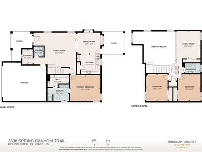 Kitchen at 3638 Spring Canyon TRL - 3 bed 2 bath home