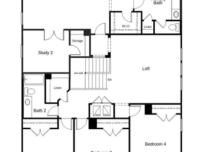 Primary bedroom at 3744 Cerino LN - 5 bed 3 bath home