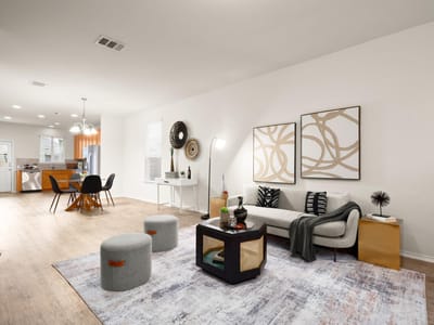 Living area at 380 Bonnet BLVD - 3 bed 2 bath home