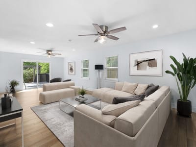 Living area at 3803 Wilson ST - 3 bed 3 bath home