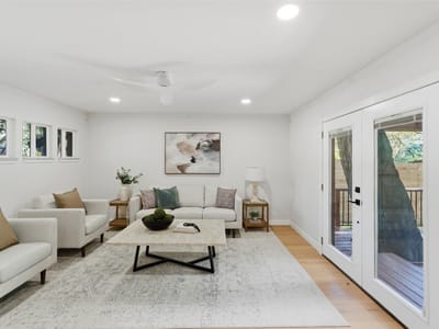 Primary bedroom at 3807 Wilson St - 3 bed 3 bath home
