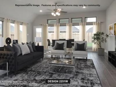 Living area at 3808 Sonesta ST - 3 bed 3 bath home