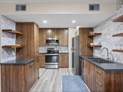 Kitchen at 3809 Menchaca RD Unit #C - 2 bed 1 bath home