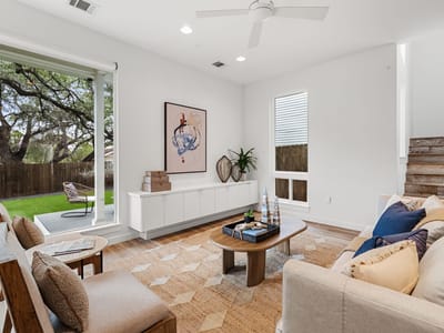 Living area at 3812 Wadford ST Unit #A - 3 bed 3 bath home
