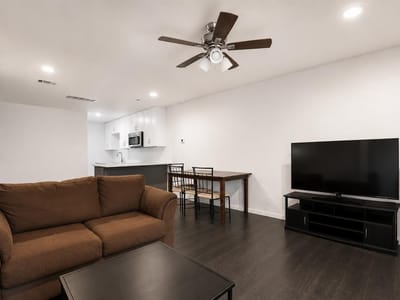 Primary bedroom at 3814 Southway Dr Unit #D - 2 bed 1 bath home