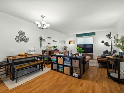 Living area at 3815  Guadalupe #207 - 2 bed 1 bath home