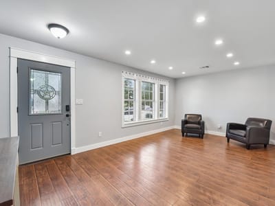 Living area at 3821 Tailfeather DR - 5 bed 2 bath home