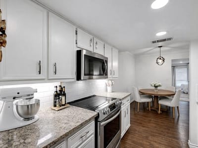 Living area at 3840 Far West Blvd Unit #101 - 2 bed 1 bath home