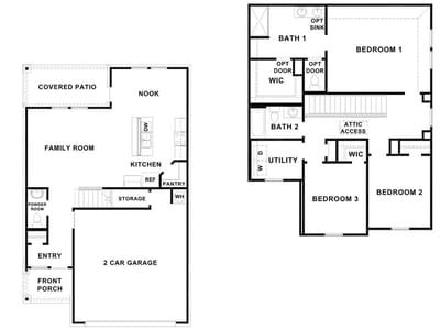 Living area at 3900 Addison ST - 3 bed 2 bath home