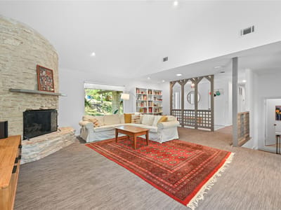 Living area at 3907 Cresthill DR - 3 bed 2 bath home