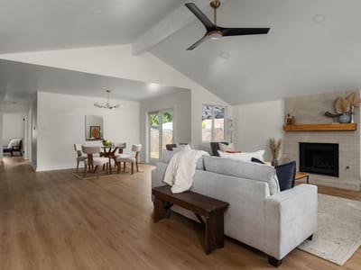 Primary bedroom at 3921 Leafield Dr - 3 bed 2 bath home