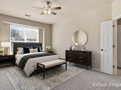 Primary bedroom at 3922 Blue Monster CV - 5 bed 2 bath home