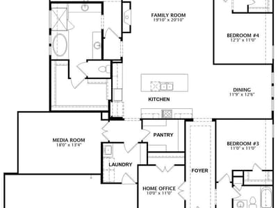 Living area at 397 Bridge Water LOOP - 4 bed 3 bath home