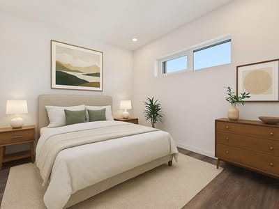 Primary bedroom at 4004 Banister LN Unit #303 - 1 bed 1 bath home