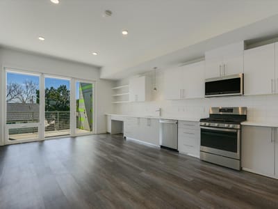 Kitchen at 4004 Banister LN Unit #312 - 2 bed 1 bath home