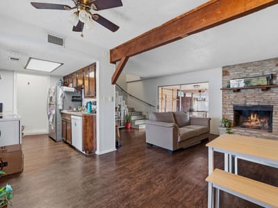Primary bedroom at 4008 Cima Serena DR Unit #A/B - Austin Woods Amd, Austin, TX